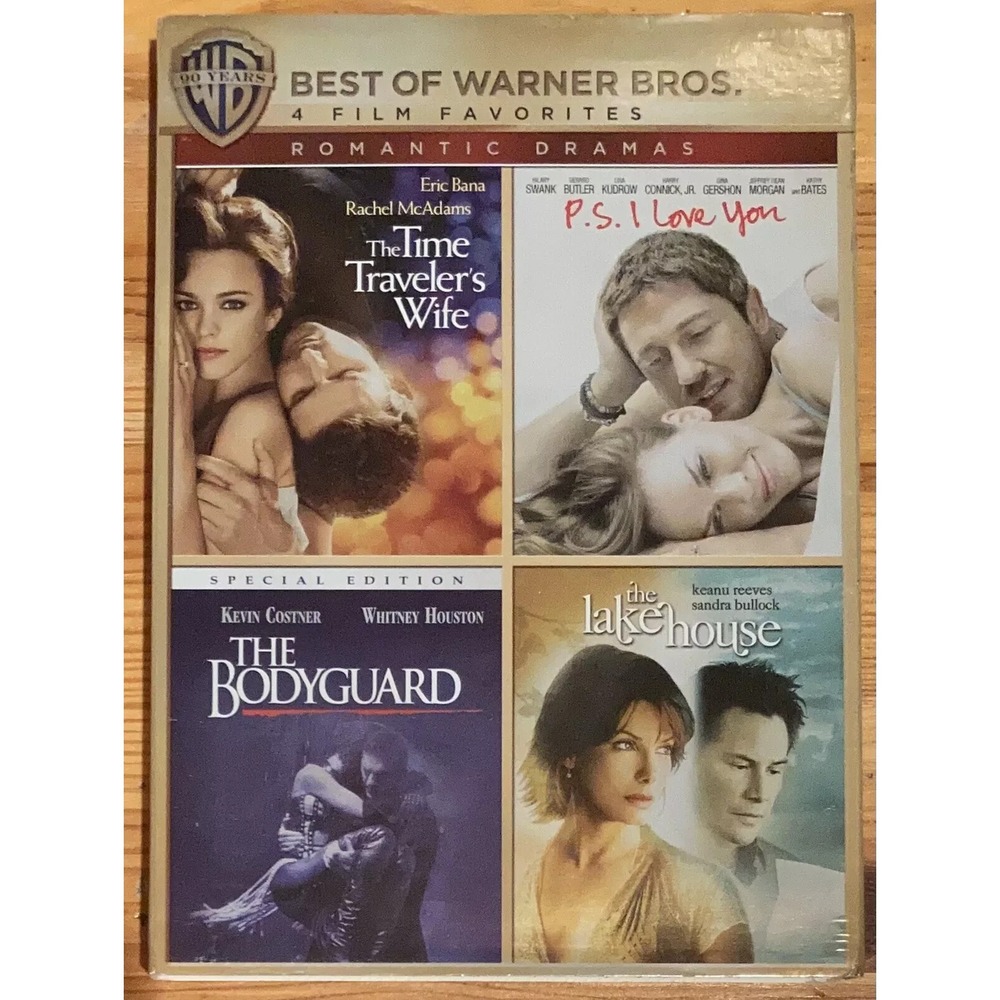SEALED Best of Warner Bros 4 Film Favorites Romantic Drama DVD 2 Disc Set SEALED